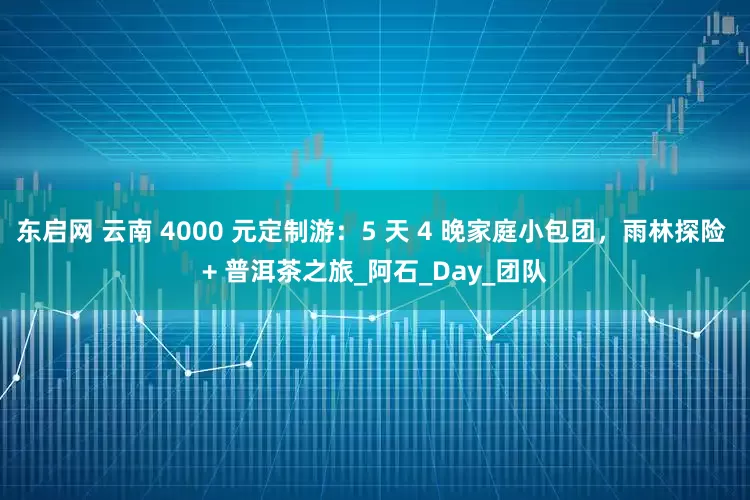 东启网 云南 4000 元定制游：5 天 4 晚家庭小包团，雨林探险 + 普洱茶之旅_阿石_Day_团队